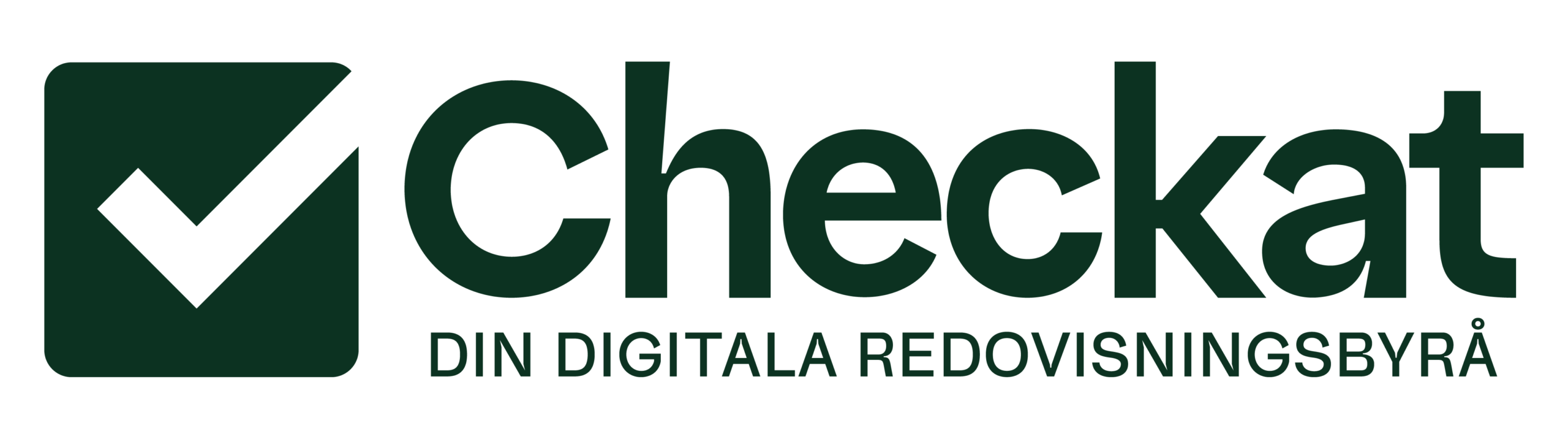 Checkat-primär-logotyp-mörkgrön